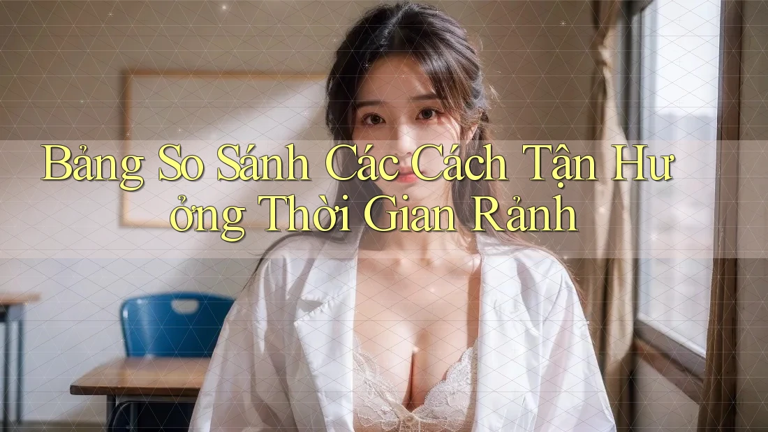 Bảng So Sánh Các Cách Tận Hưởng Thời Gian Rảnh