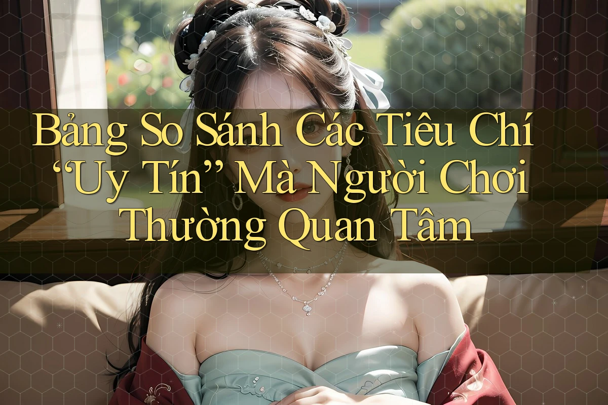 Bảng So Sánh Các Tiêu Chí “Uy Tín” Mà Người Chơi Thường Quan Tâm Bảng So Sánh Các Tiêu Chí “Uy Tín” Mà Người Chơi Thường Quan Tâm