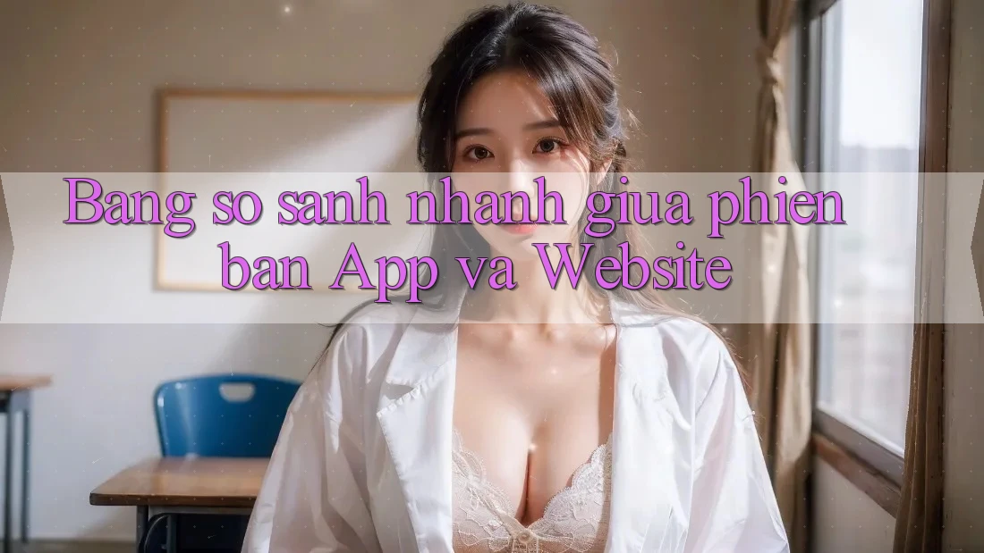 Bang so sanh nhanh giua phien ban App va Website Bang so sanh nhanh giua phien ban App va Website