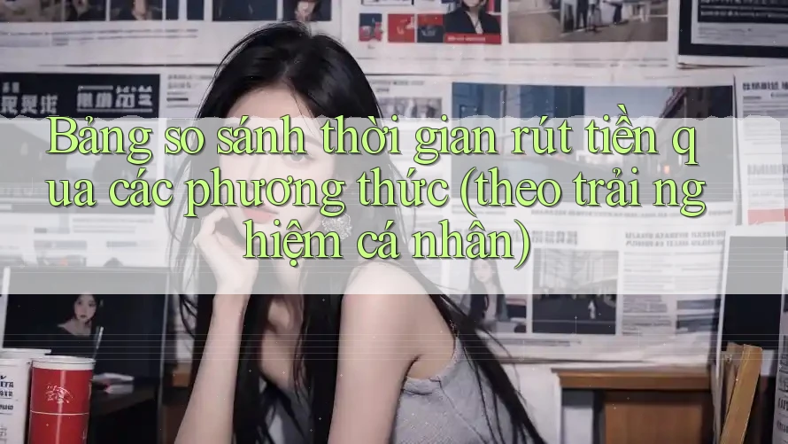 Bảng so sánh thời gian rút tiền qua các phương thức (theo trải nghiệm cá nhân)