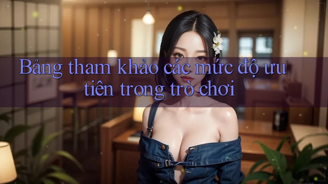 Bảng tham khảo các mức độ ưu tiên trong trò chơi Bảng tham khảo các mức độ ưu tiên trong trò chơi