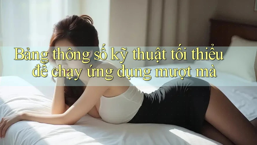Bảng thông số kỹ thuật tối thiểu để chạy ứng dụng mượt mà