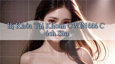 bị khóa tài khoản cwin666 cách sửa