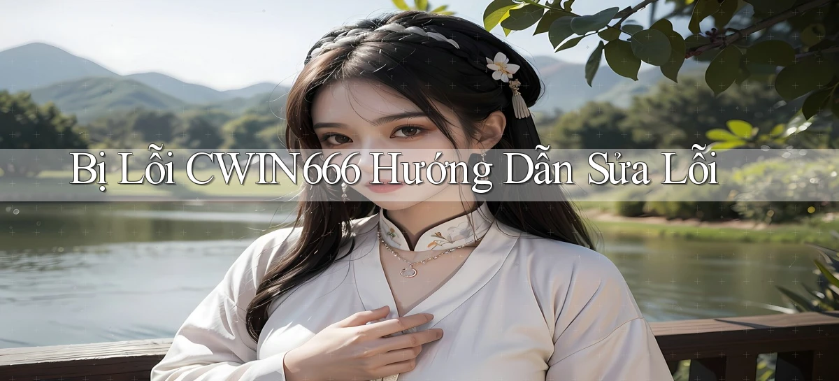 bị lỗi cwin666 hướng dẫn sửa lỗi