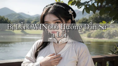 bị lỗi cwin666 hướng dẫn sửa lỗi