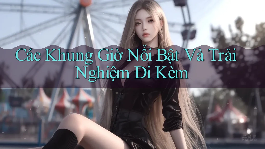 Các Khung Giờ Nổi Bật Và Trải Nghiệm Đi Kèm Các Khung Giờ Nổi Bật Và Trải Nghiệm Đi Kèm