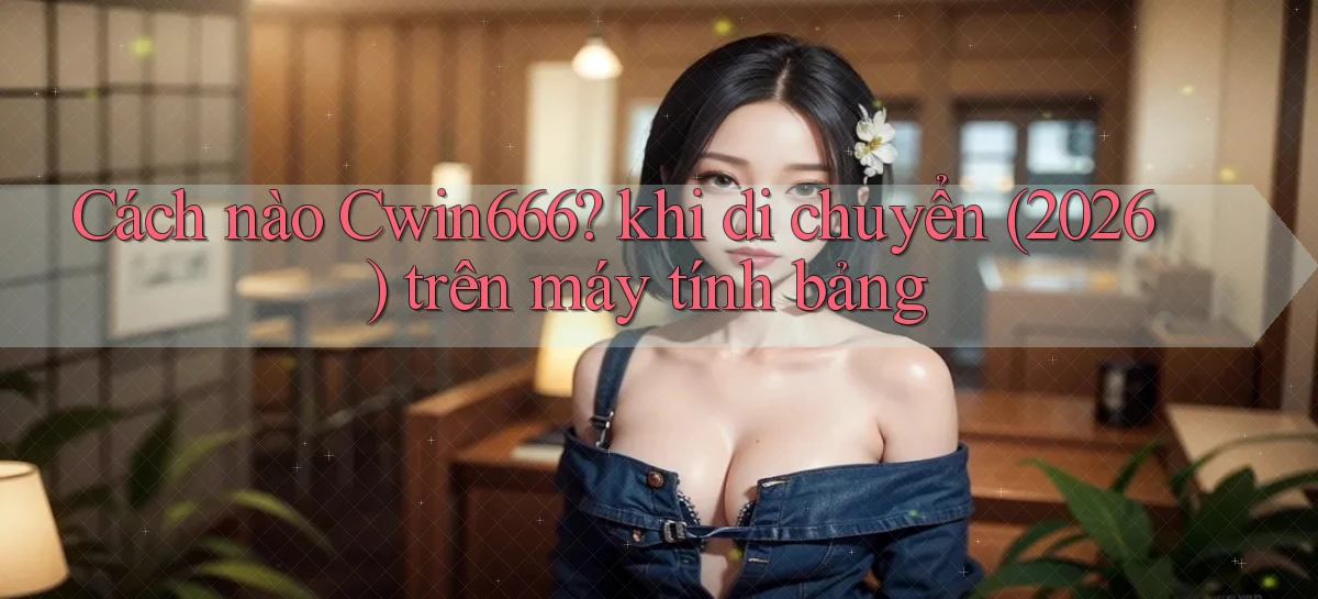 Cách nào Cwin666 khi di chuyển (2026) trên máy tính bảng
