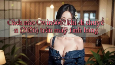 Cách nào Cwin666 khi di chuyển (2026) trên máy tính bảng