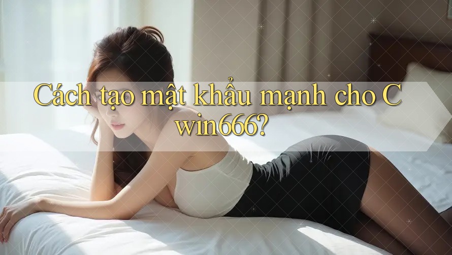 Cách tạo mật khẩu mạnh cho Cwin666?