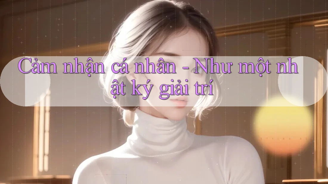 Cảm nhận cá nhân - Như một nhật ký giải trí Cảm nhận cá nhân - Như một nhật ký giải trí