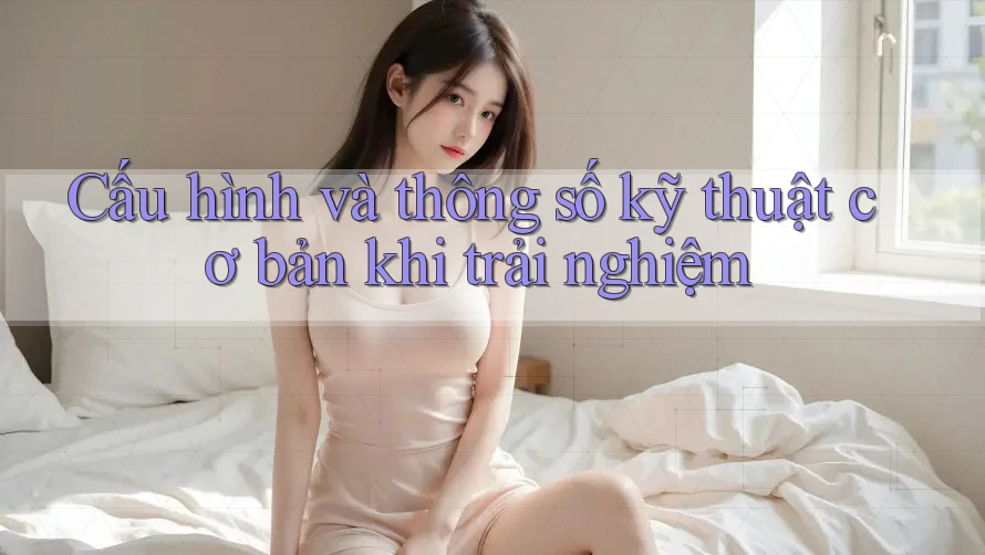 Cấu hình và thông số kỹ thuật cơ bản khi trải nghiệm Cấu hình và thông số kỹ thuật cơ bản khi trải nghiệm