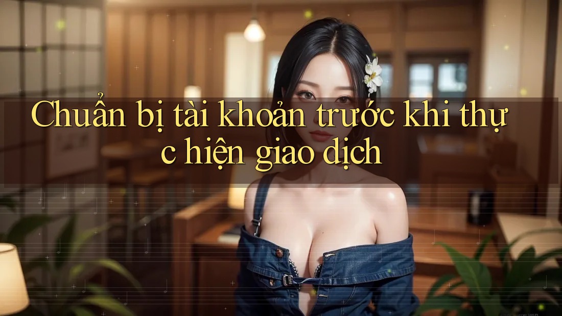 Chuẩn bị tài khoản trước khi thực hiện giao dịch