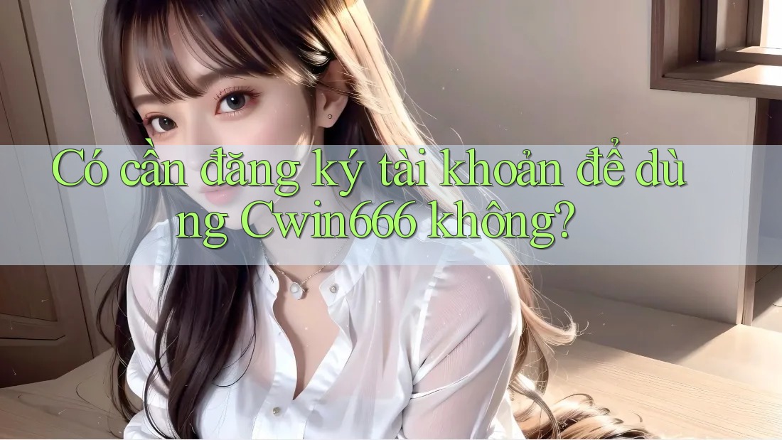 Có cần đăng ký tài khoản để dùng Cwin666 không? Có cần đăng ký tài khoản để dùng Cwin666 không?