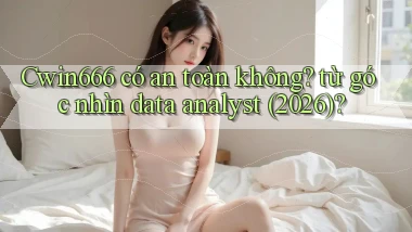 Cwin666 có an toàn không từ góc nhìn data analyst (2026)