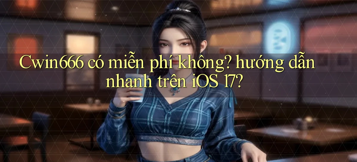 Cwin666 có miễn phí không hướng dẫn nhanh trên iOS 17