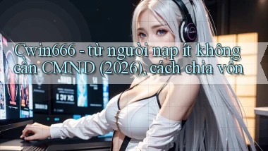 Cwin666   từ người nạp ít không cần CMND (2026), cách chia vốn