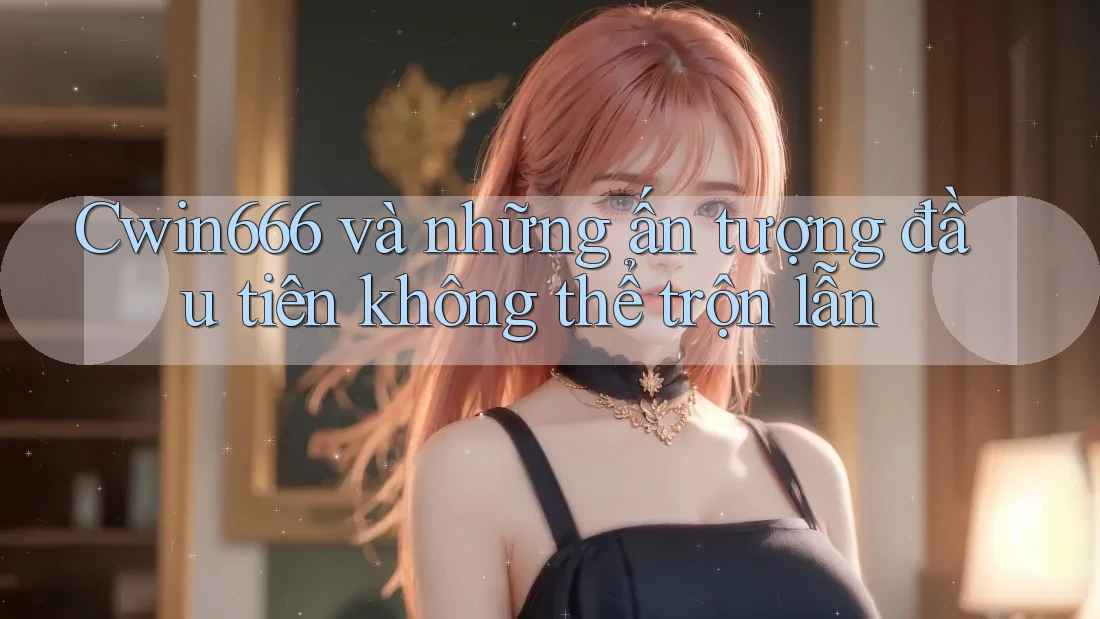 Cwin666 và những ấn tượng đầu tiên không thể trộn lẫn Cwin666 và những ấn tượng đầu tiên không thể trộn lẫn
