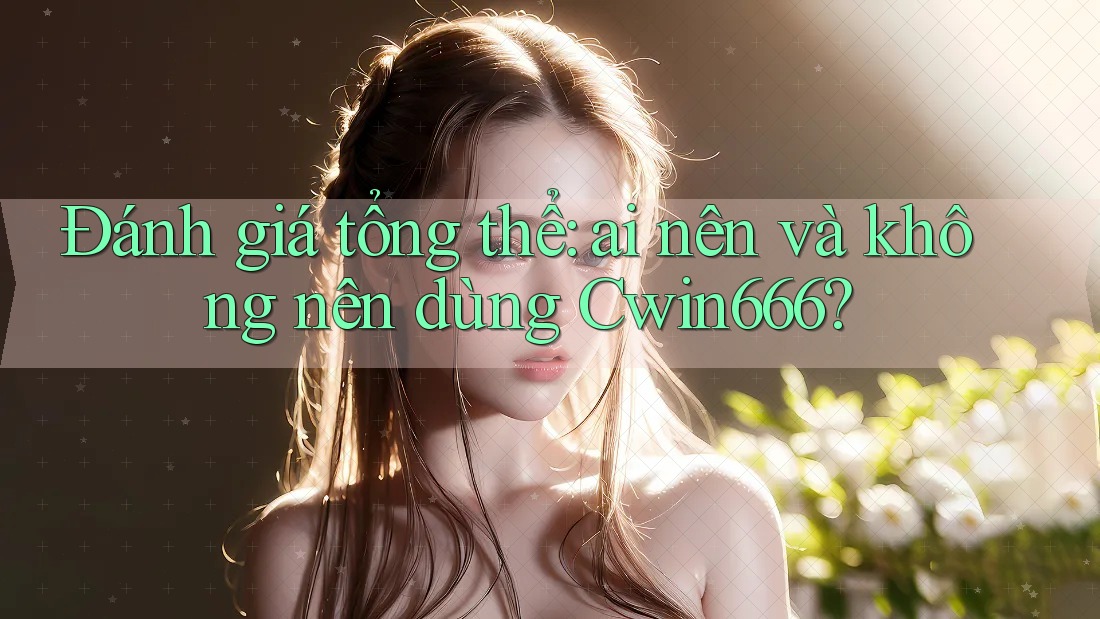 Đánh giá tổng thể: Ai nên và không nên dùng Cwin666?