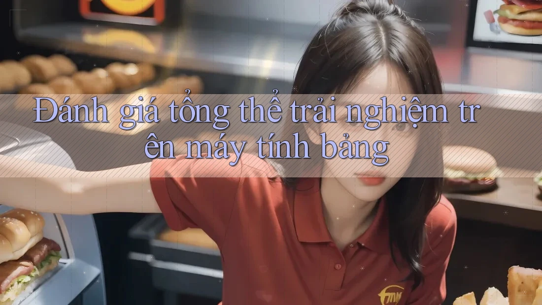 Đánh giá tổng thể trải nghiệm trên máy tính bảng Đánh giá tổng thể trải nghiệm trên máy tính bảng