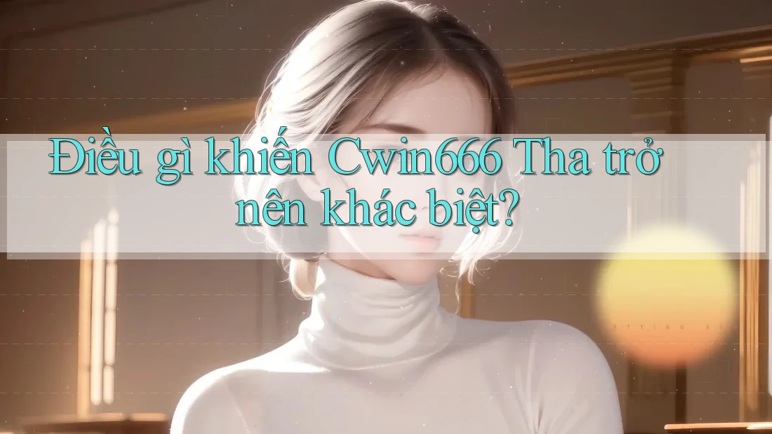 Điều gì khiến Cwin666 Tha trở nên khác biệt? Điều gì khiến Cwin666 Tha trở nên khác biệt?