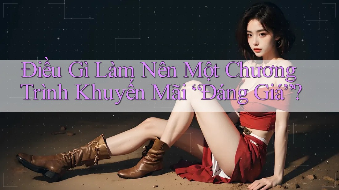 Điều Gì Làm Nên Một Chương Trình Khuyến Mãi “Đáng Giá”? Điều Gì Làm Nên Một Chương Trình Khuyến Mãi “Đáng Giá”?