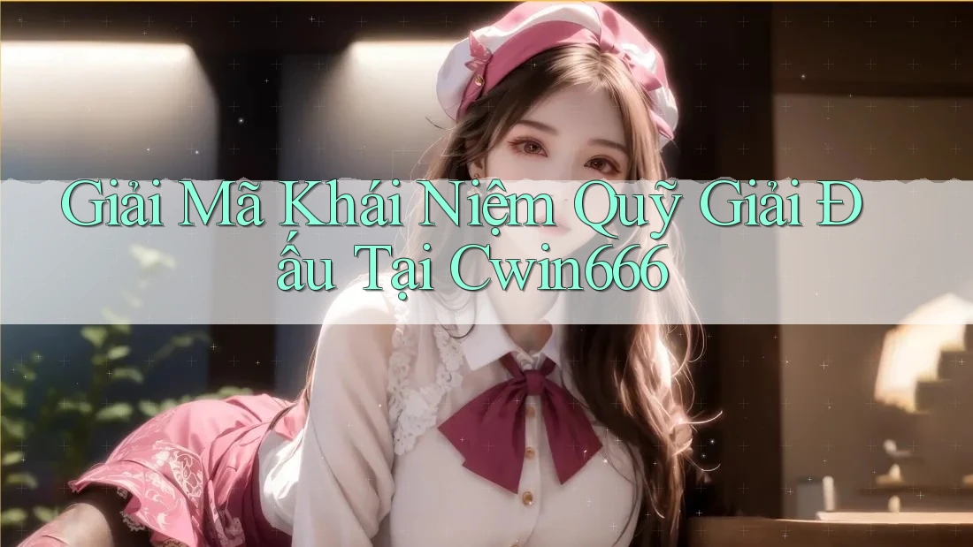 Giải Mã Khái Niệm Quỹ Giải Đấu Tại Cwin666