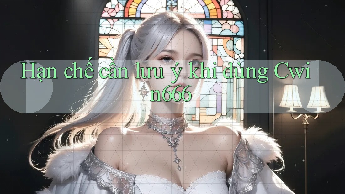 Hạn chế cần lưu ý khi dùng Cwin666 Hạn chế cần lưu ý khi dùng Cwin666