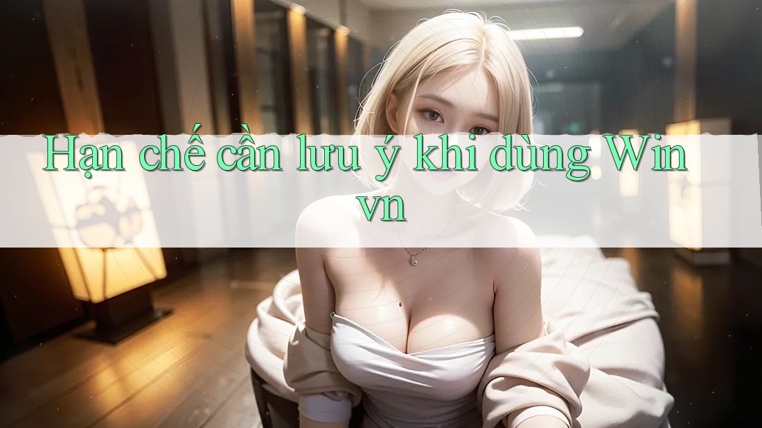 Hạn chế cần lưu ý khi dùng Winvn
