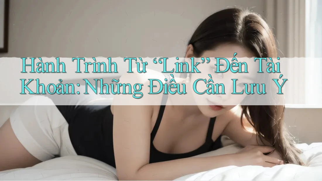 Hành Trình Từ “Link” Đến Tài Khoản: Những Điều Cần Lưu Ý Hành Trình Từ “Link” Đến Tài Khoản: Những Điều Cần Lưu Ý