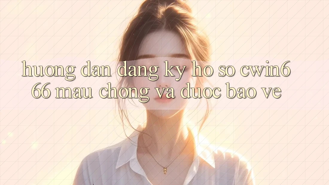 Hướng Dẫn Đăng Ký Hồ sơ Cwin666 Mau Chóng và Được bảo vệ