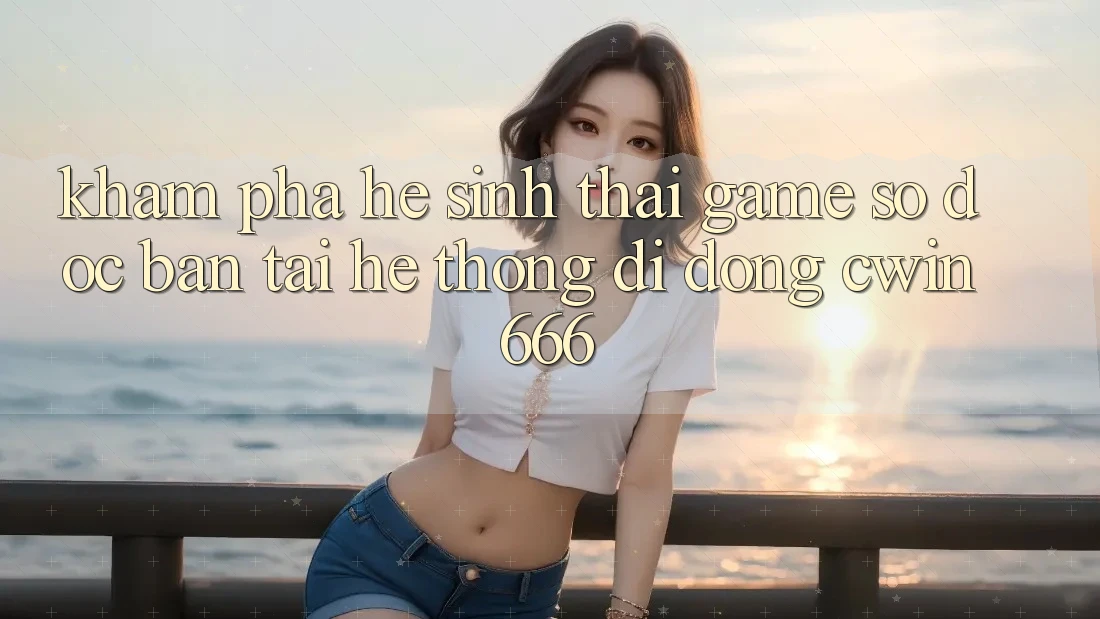 Khám Phá Hệ Sinh Thái Game Số Độc Bản Tại Hệ thống di động Cwin666 Khám Phá Hệ Sinh Thái Game Số Độc Bản Tại Hệ thống di động Cwin666