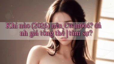 Khi nào (2026) nên Cwin666 đánh giá tổng thể tâm sự