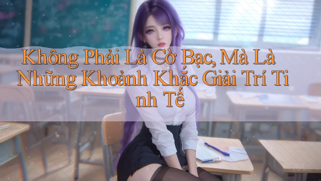 Không Phải Là Cờ Bạc, Mà Là Những Khoảnh Khắc Giải Trí Tinh Tế Không Phải Là Cờ Bạc, Mà Là Những Khoảnh Khắc Giải Trí Tinh Tế