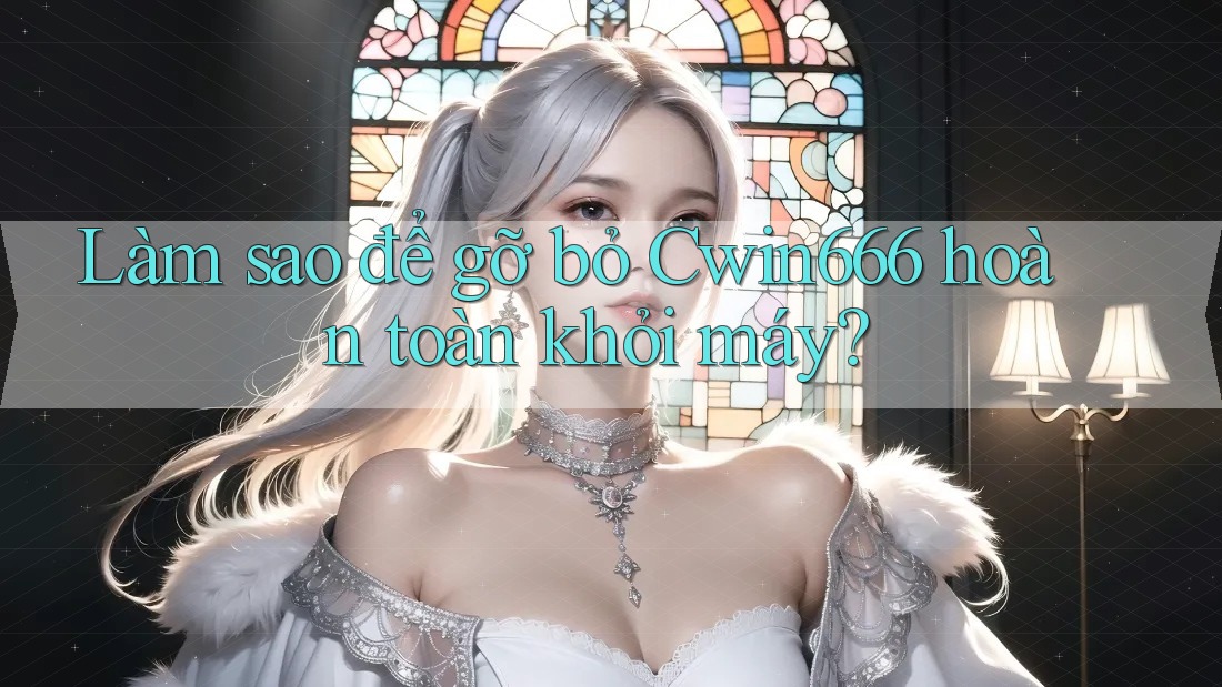 Làm sao để gỡ bỏ Cwin666 hoàn toàn khỏi máy?