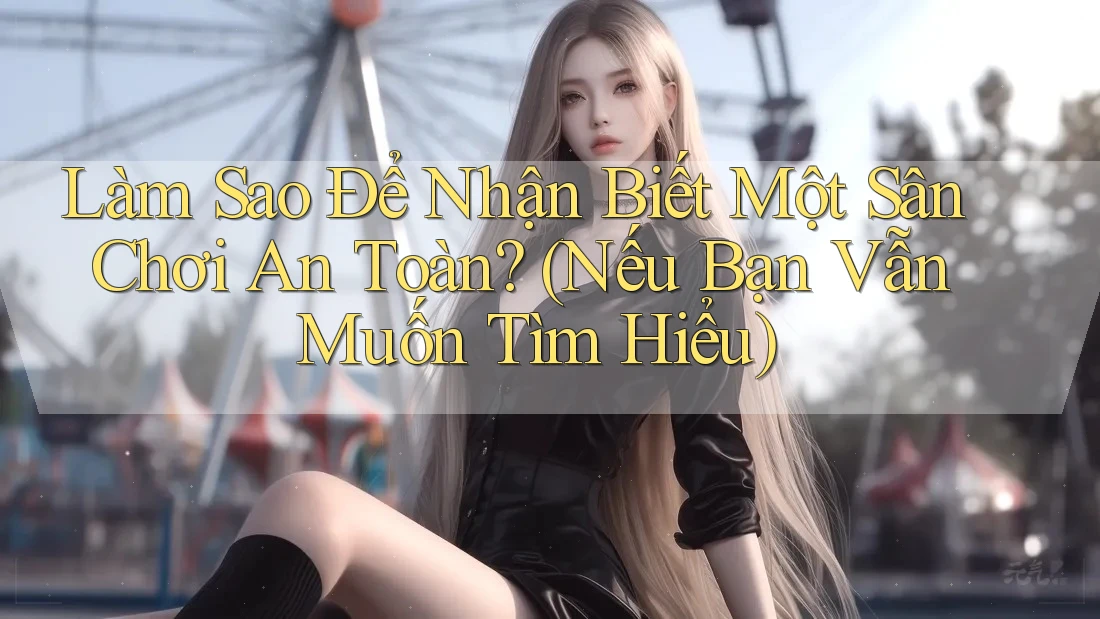 Làm Sao Để Nhận Biết Một Sân Chơi An Toàn? (Nếu Bạn Vẫn Muốn Tìm Hiểu) Làm Sao Để Nhận Biết Một Sân Chơi An Toàn? (Nếu Bạn Vẫn Muốn Tìm Hiểu)