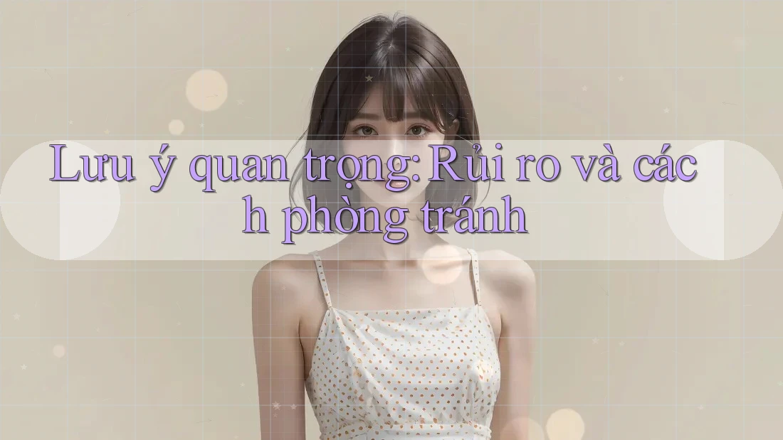 Lưu ý quan trọng: Rủi ro và cách phòng tránh