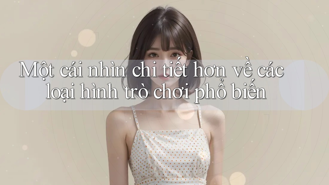 Một cái nhìn chi tiết hơn về các loại hình trò chơi phổ biến
