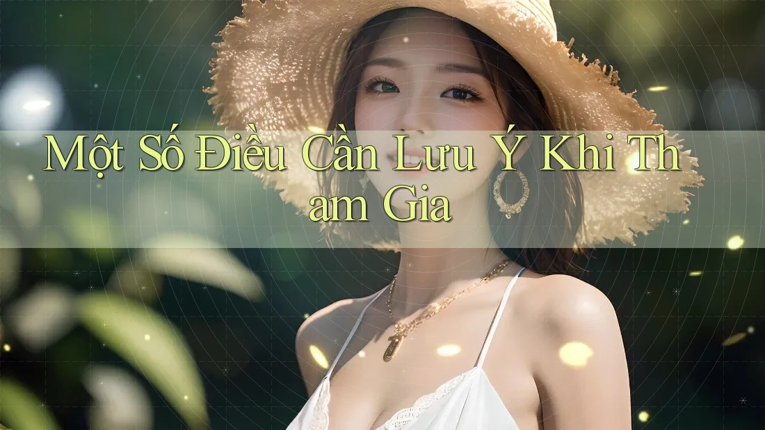 Một Số Điều Cần Lưu Ý Khi Tham Gia