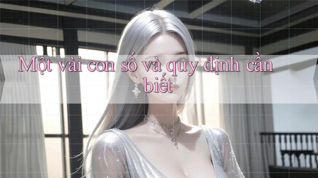 Một vài con số và quy định cần biết Một vài con số và quy định cần biết