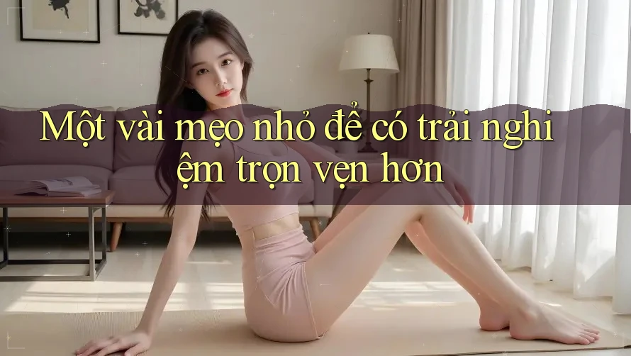 Một vài mẹo nhỏ để có trải nghiệm trọn vẹn hơn Một vài mẹo nhỏ để có trải nghiệm trọn vẹn hơn