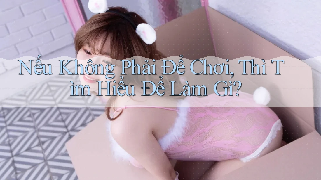 Nếu không phải để chơi, thì tìm hiểu để làm gì?