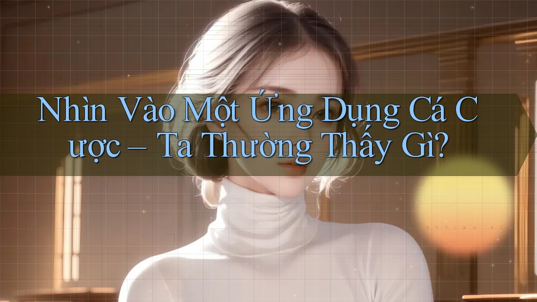 Nhìn Vào Một Ứng Dụng Cá Cược – Ta Thường Thấy Gì?
