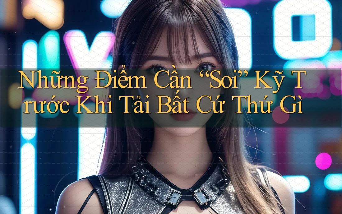 Những Điểm Cần “Soi” Kỹ Trước Khi Tải Bất Cứ Thứ Gì