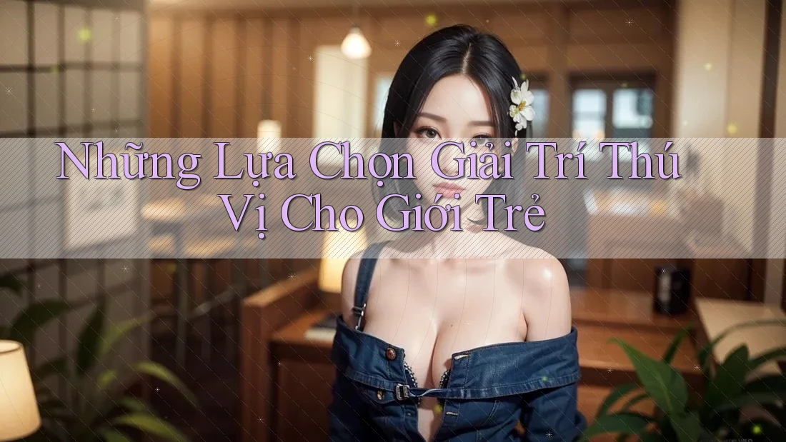 Những Lựa Chọn Giải Trí Thú Vị Cho Giới Trẻ
