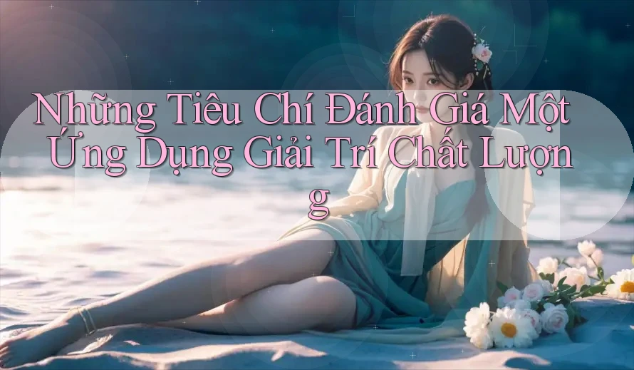 Những Tiêu Chí Đánh Giá Một Ứng Dụng Giải Trí Chất Lượng