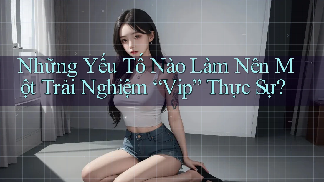 Những Yếu Tố Nào Làm Nên Một Trải Nghiệm “Vip” Thực Sự? Những Yếu Tố Nào Làm Nên Một Trải Nghiệm “Vip” Thực Sự?