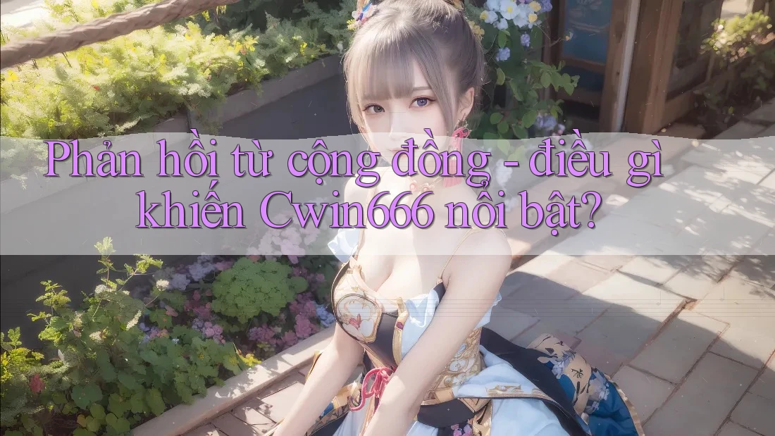 Phản hồi từ cộng đồng - điều gì khiến Cwin666 nổi bật?