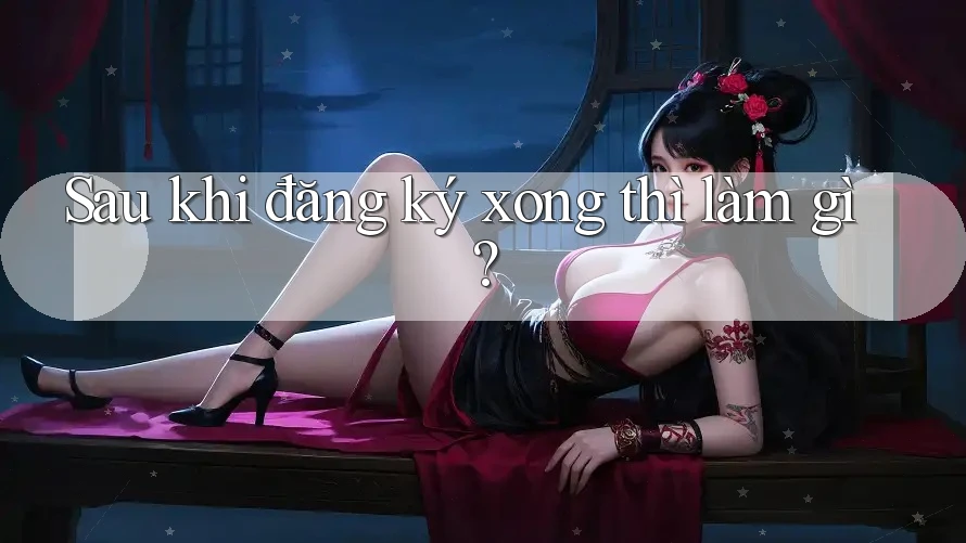 Sau khi đăng ký xong thì làm gì?