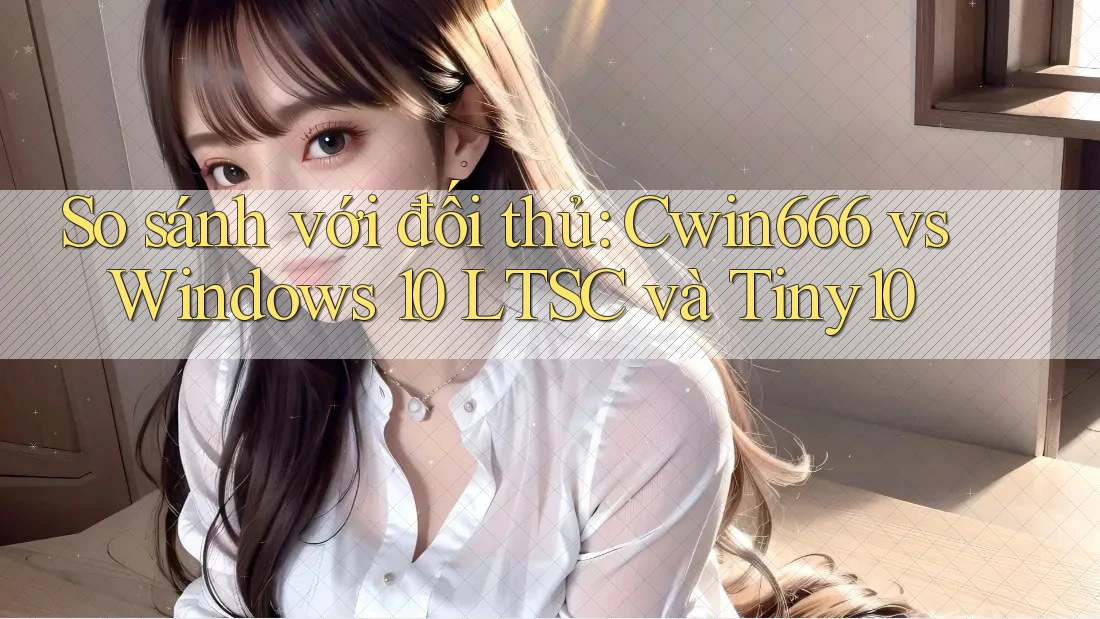 So sánh với đối thủ: Cwin666 vs Windows 10 LTSC và Tiny10