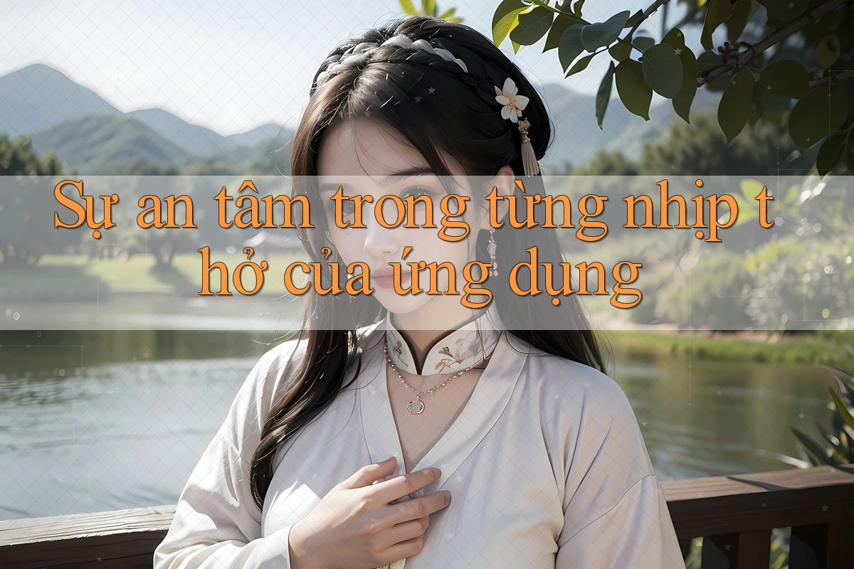 Sự an tâm trong từng nhịp thở của ứng dụng